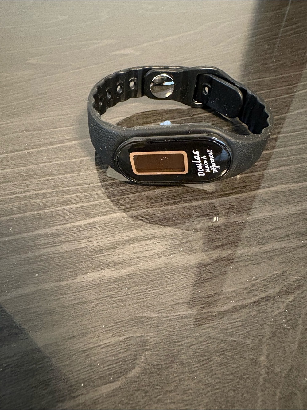 Ariel step Tracker Tajing Care of you Pedometer Black Wristband